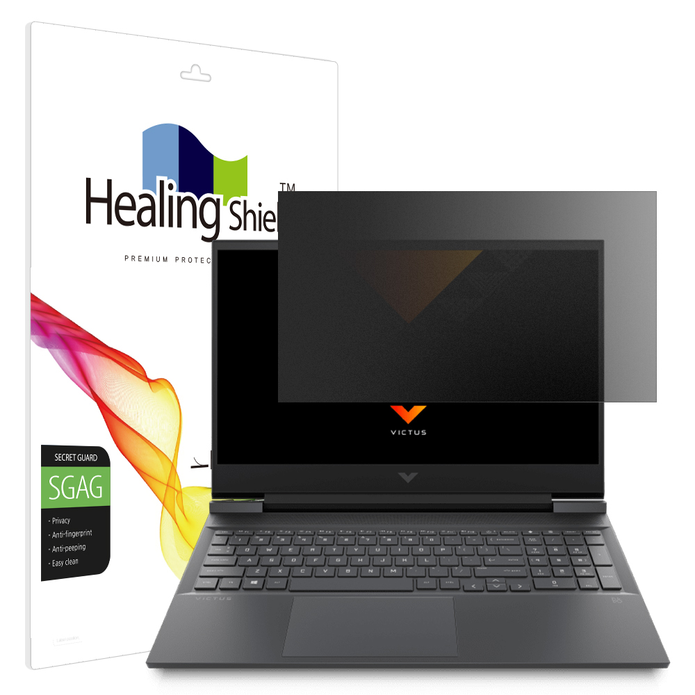 HP VICTUS 16 2022 프라이버시 저반사 사생활 보호필름 액정 - 메인 이미지