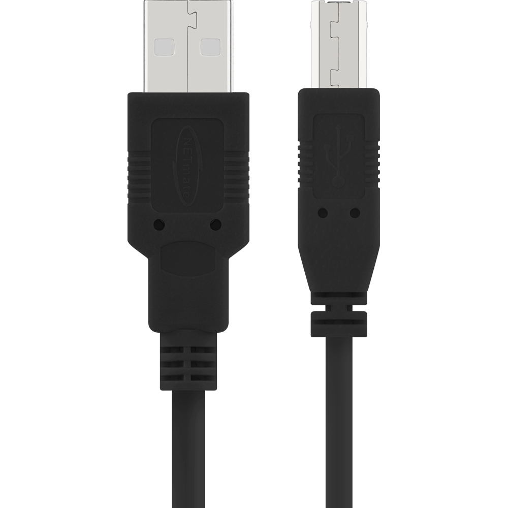 강원전자 넷메이트 NMC-UB230BK USB2.0 A-B 케이블 3m (블랙) - 상세 이미지 3
