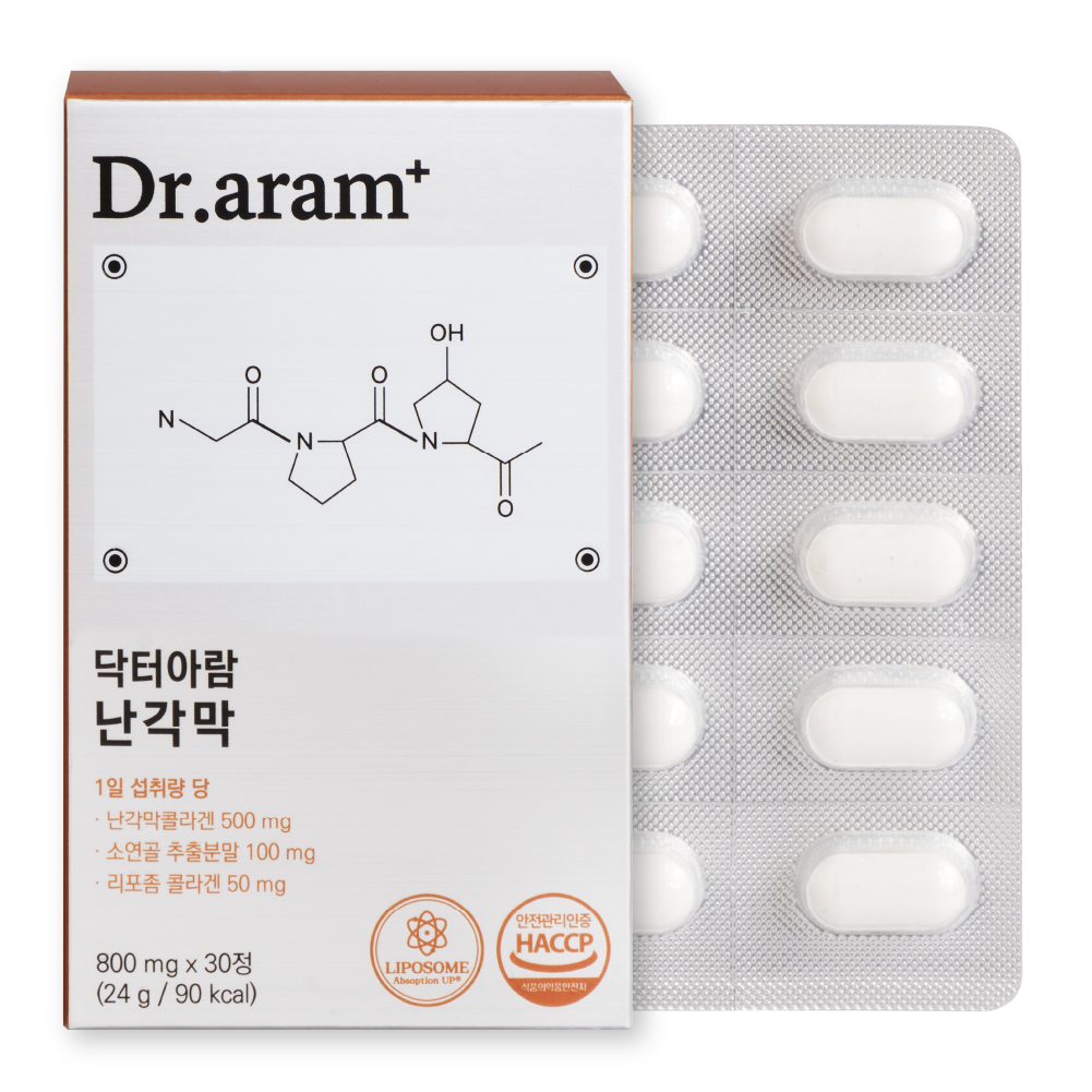 난각막 콜라겐 콘드로이친 닥터아람 800mg x 30정 - 상품 이미지