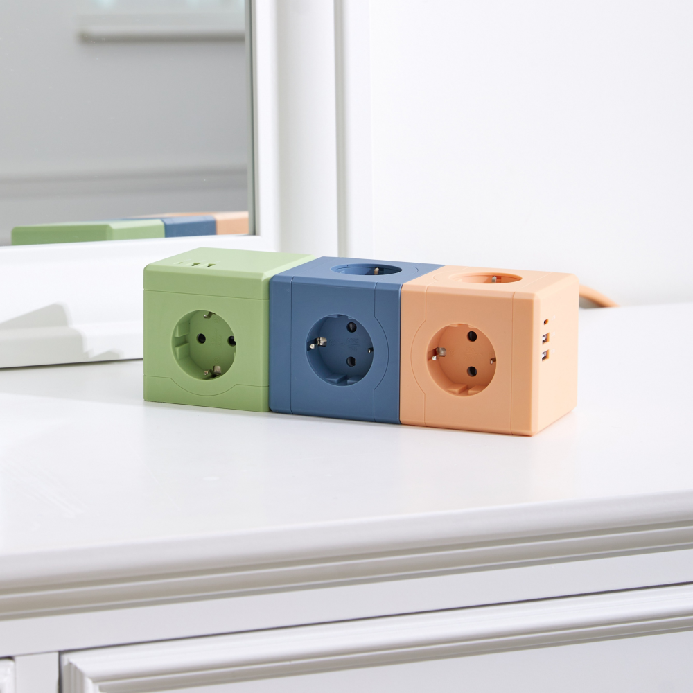 MPG Art01 큐브 고용량 납작멀티탭 USB C타입 충전기 선이없는 무선형 멀티어댑터