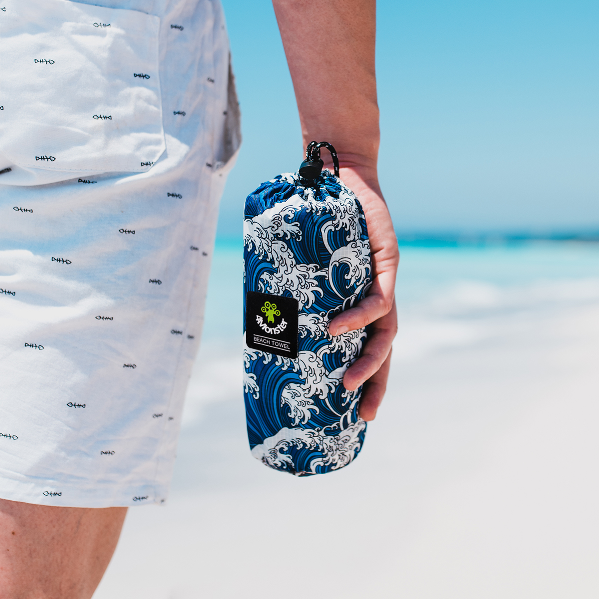 비치타올 파우치 극세사 타월 대형 다용도 수건