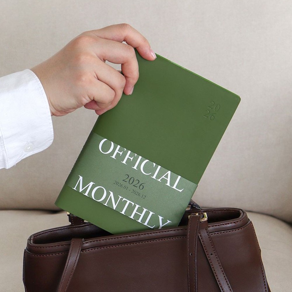26년 다이어리 먼슬리 B6 직장인 업무노트 업무용 수첩 2026년 월간 교무수첩 상세 이미지 2