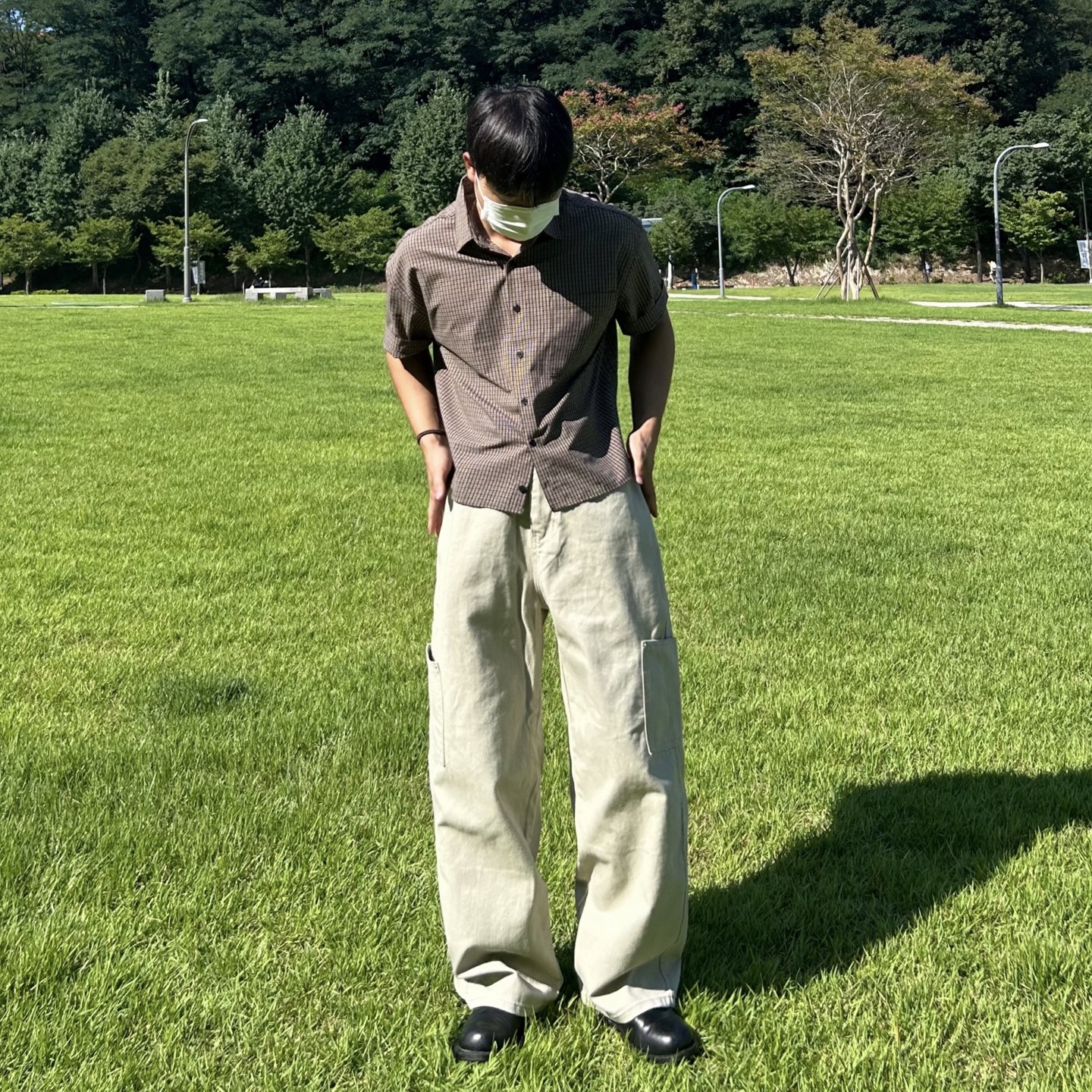 남자와이드카고팬츠 남자벌룬팬츠 이미지 7