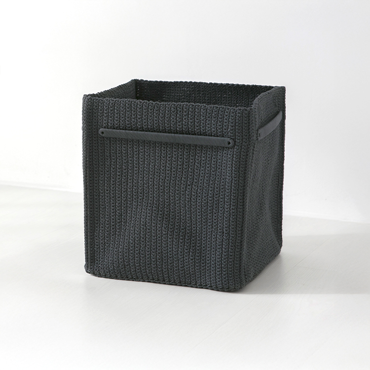 BATUNY 핸드메이드 패브릭수납함 사각 LC2327 300mmx320mmx340mm, 1단, 다크그레이 6169.3000 - 상품 이미지