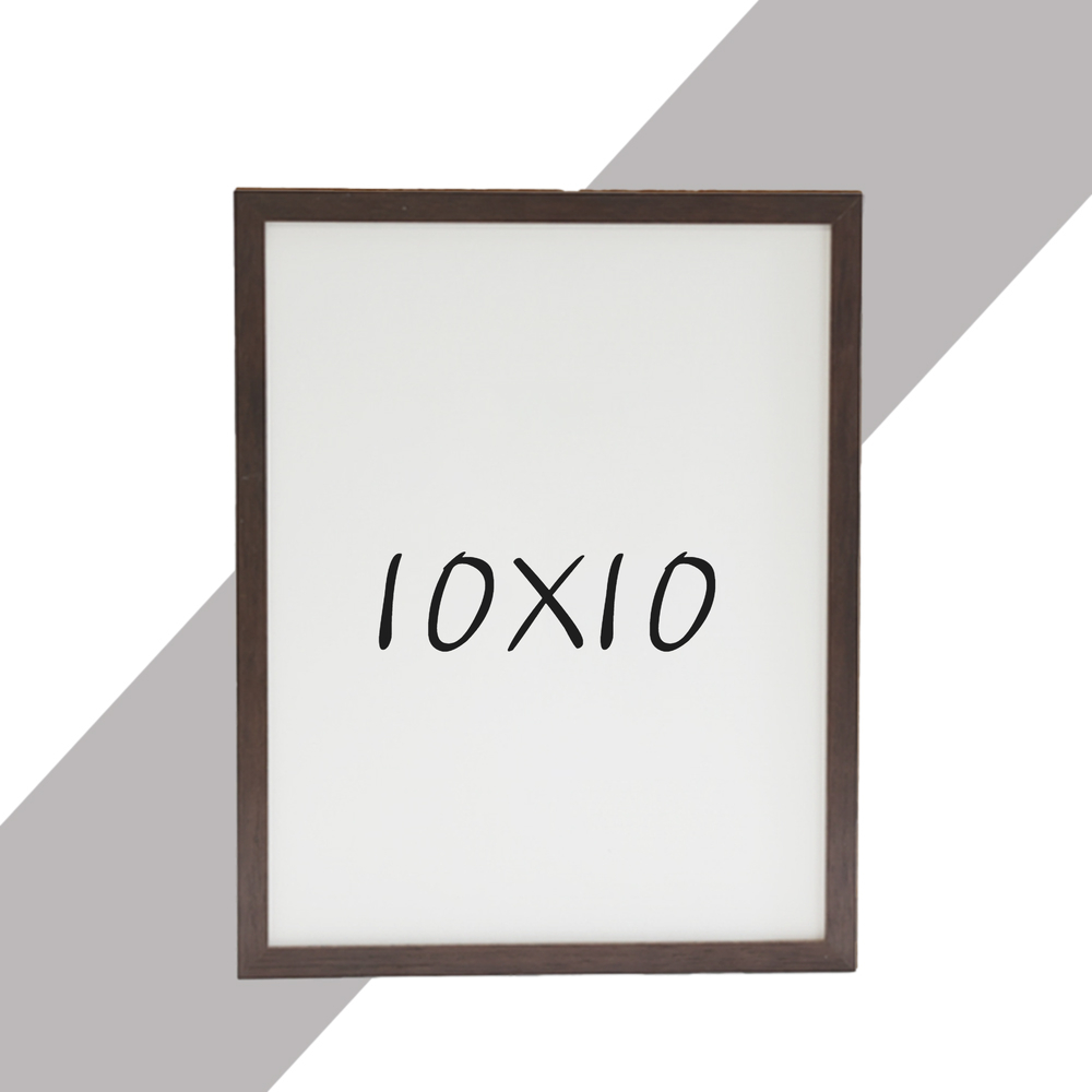 15mm 원목액자 웨딩액자 우드 아크릴 프레임 스튜디오 틀 10x10 254x254mm, 샴페인 - 메인 이미지