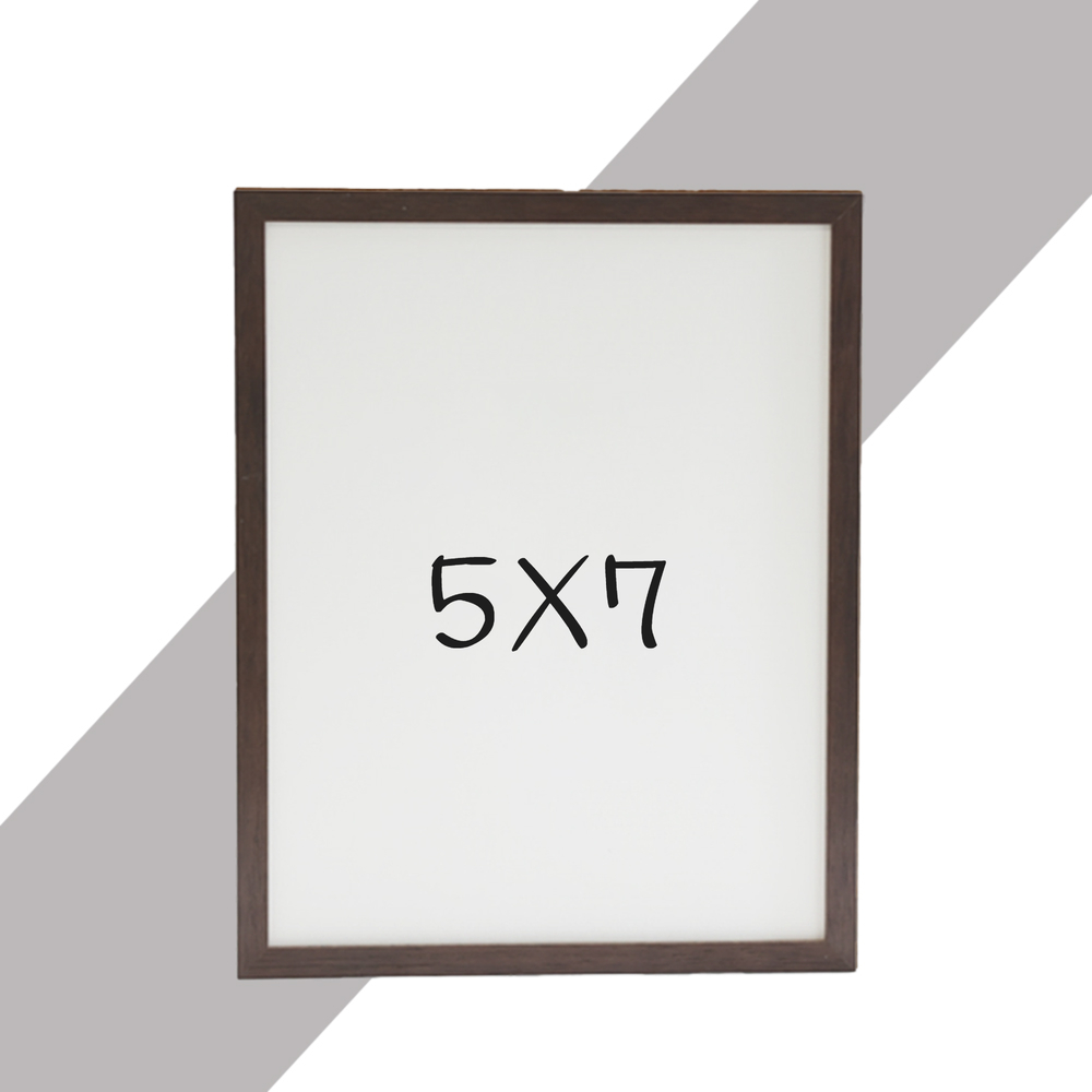15mm 나무액자 사진액자 웨딩 포토테이블 소형 탁상 5x7 127x177mm, 샴페인 - 상품 이미지