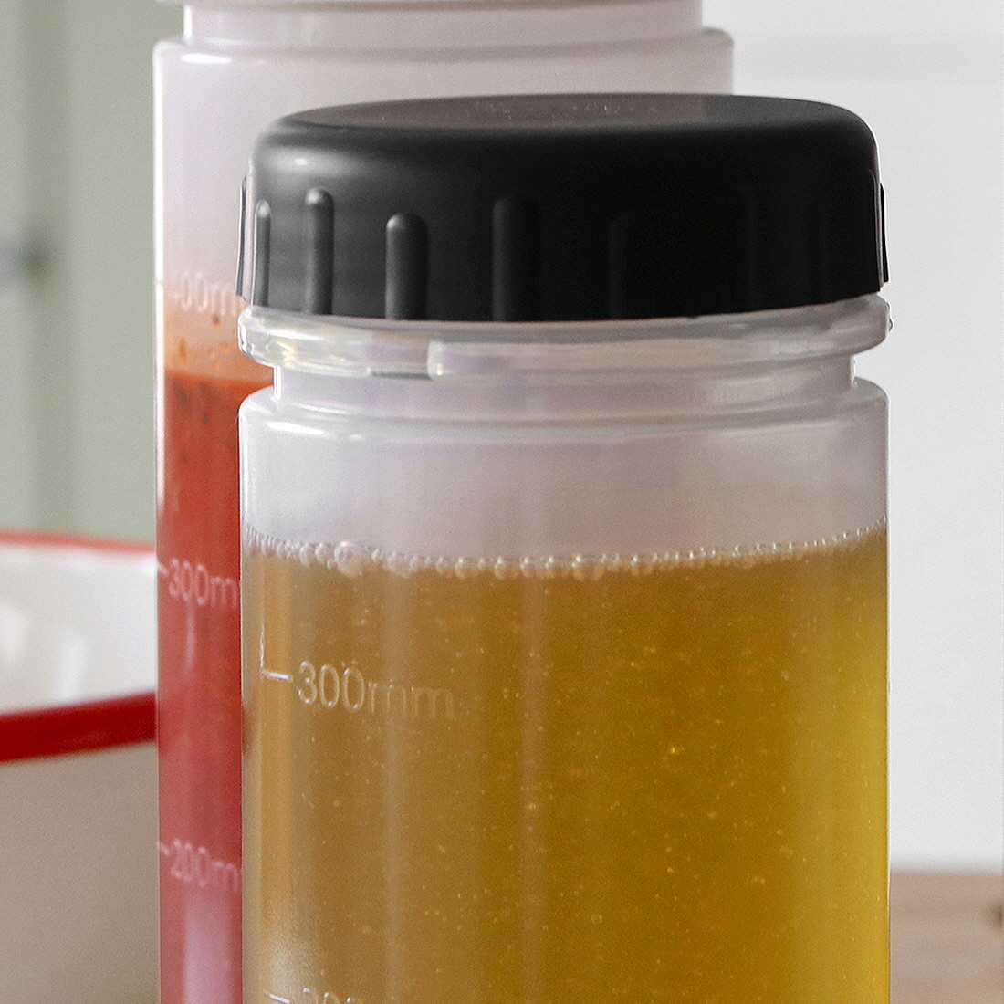 거꾸로소스통 2P 올리브오일 굴소스 펌프 통 꿀 소분용기 흐르지않는 소스통 400ml - 상세 이미지 4