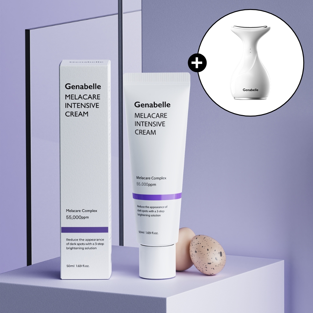 제나벨 기미 잡티개선 5중 임상완료 멜라케어 인텐시브 기미크림 50ml (+스킨쿨러 증정)