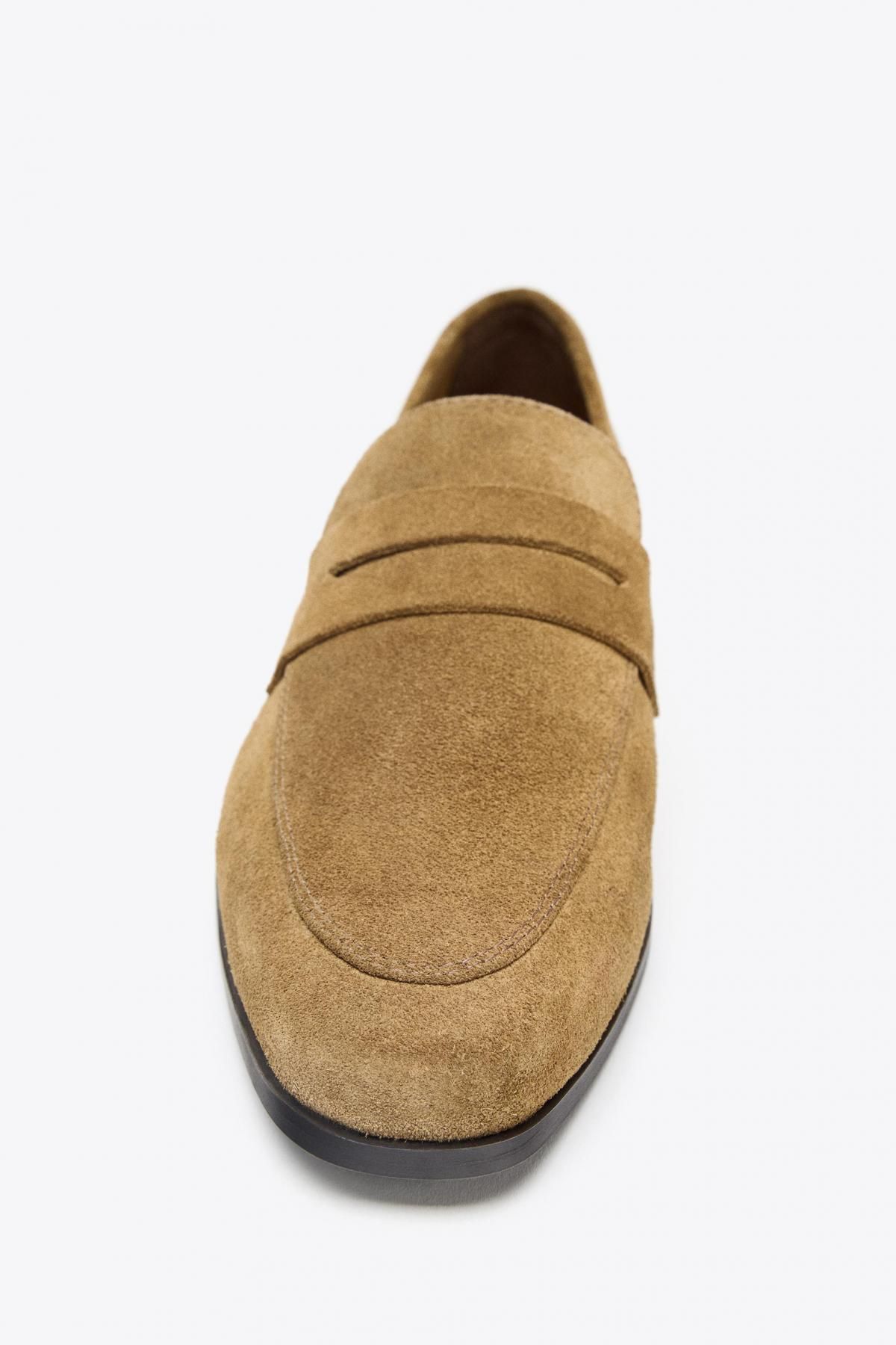 자라 스웨이드 클래식 태슬 플랫 로퍼 2521/610 SAND BROWN - 상세 이미지 3