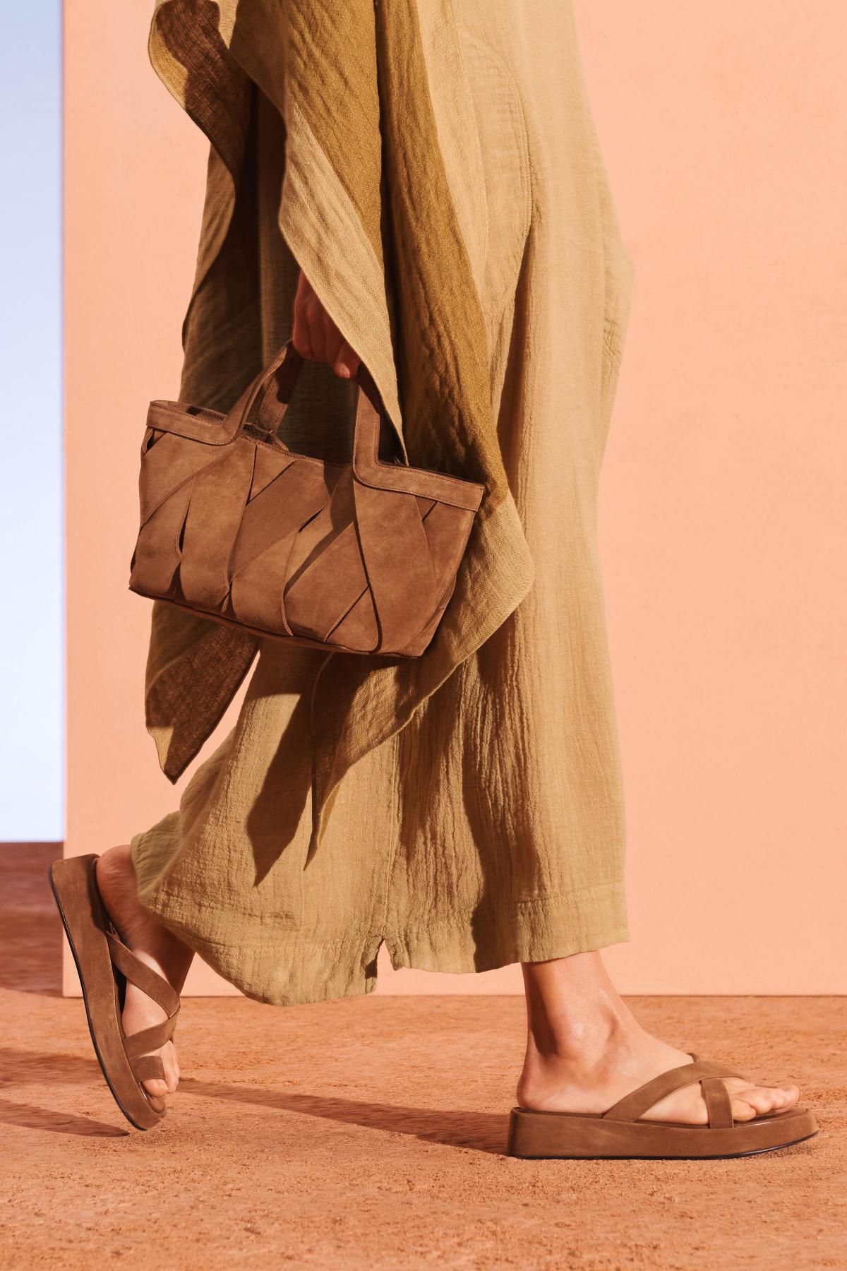 자라 내추럴 린넨 오픈 케이프 판초 6188/900 BEIGE - 상세 이미지 5