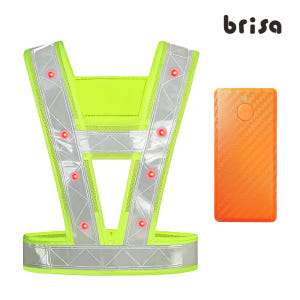 브리사 충전식 LED 안전조끼 형광 엑스반도 도로 야간 작업 SPSV12 실사용 후기 | 효과 있을까? - 상품 이미지 2