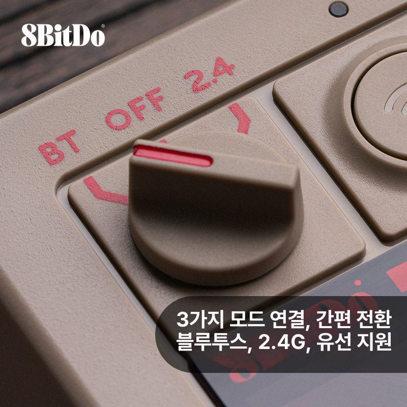 8bitdo 레트로18 기계식 넘버 키패드 숫자패드 무선 블루투스 게임용 프로그래밍 F 버전 FC버전 18키패드 레드 - 상세 이미지 5
