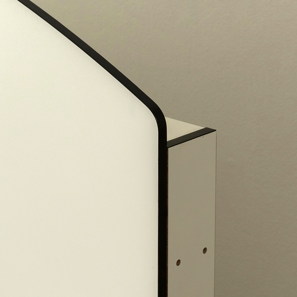 무디켄 도도도 수납형 서랍 호텔 침대 프레임 (+방수커버) 원형, SS 슬라이딩, 블랙+우드엣지