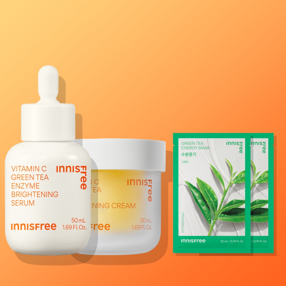 이니스프리 비타민C 2종세트 비타민C 캡슐 수분크림 50mL + 비타민C 캡슐 세럼 50mL - 메인 이미지