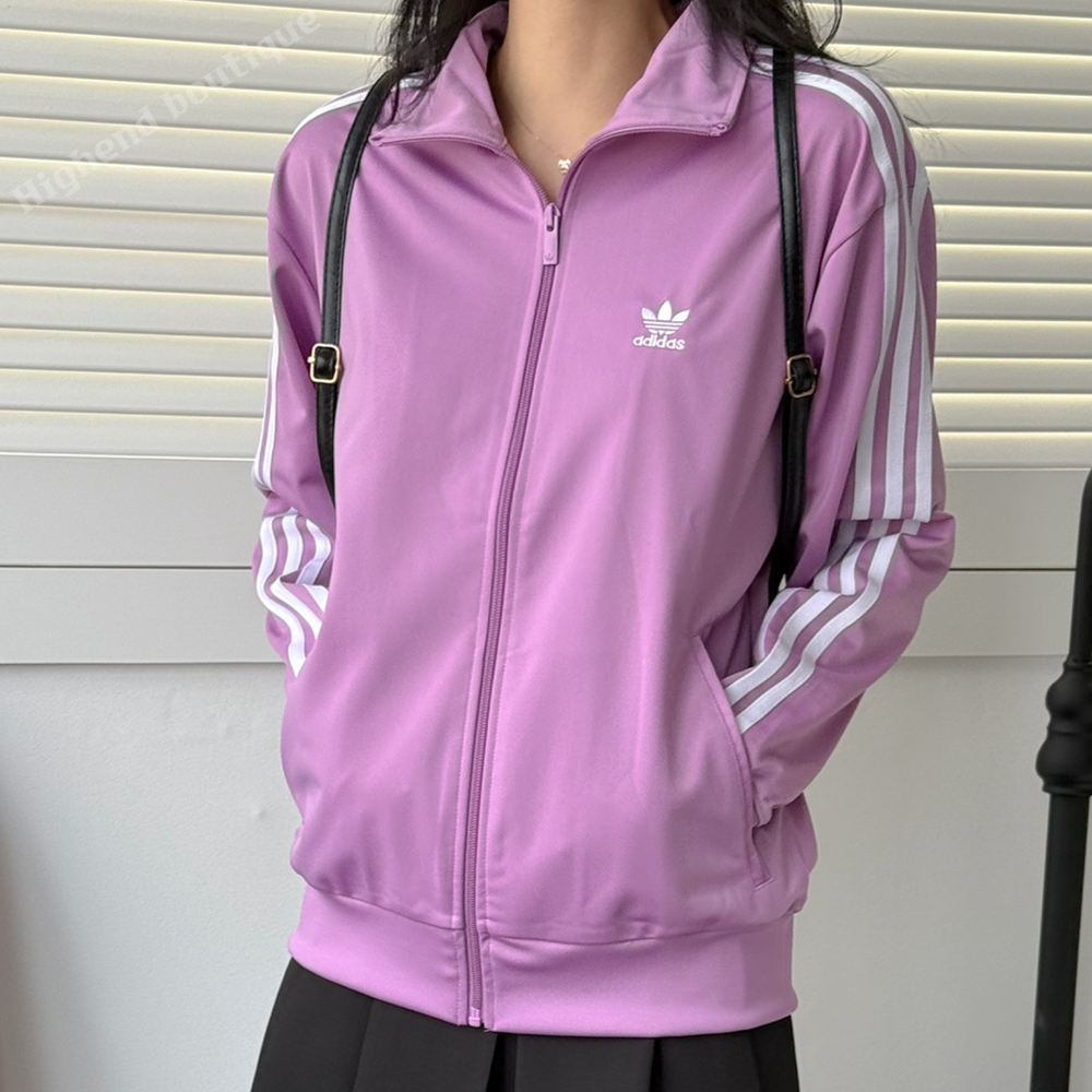 아디다스 져지 저지 트레이닝복 트레이닝 셋업 츄리닝 세트 퍼플핑크, XS