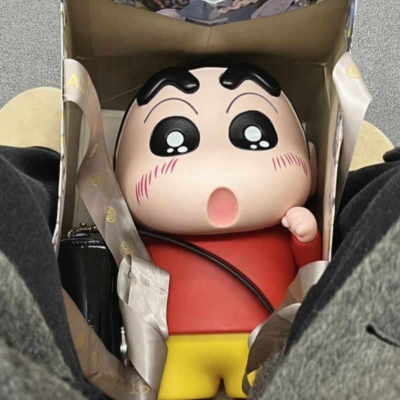 짱구 대형 피규어 40cm 크레용신짱 모델 선물 장식 인테리어 교복 짱구-40CM 칼라박스포함 - 상세 이미지 2