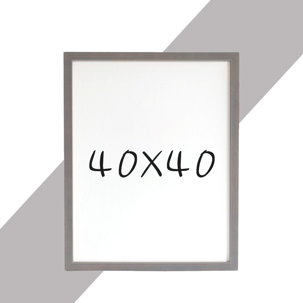 15mm 원목액자 웨딩액자 우드 아크릴 프레임 스튜디오 틀 40x40 400x400mm, 그레이 - 메인 이미지