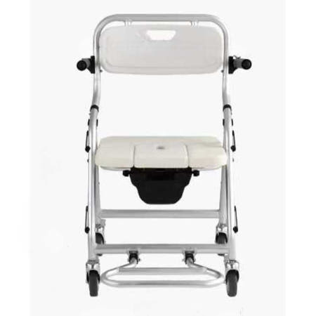 [해외]환자용변기 좌변기 노지 목욕의자 안전손잡이 이동 U형/접이식(흰색)