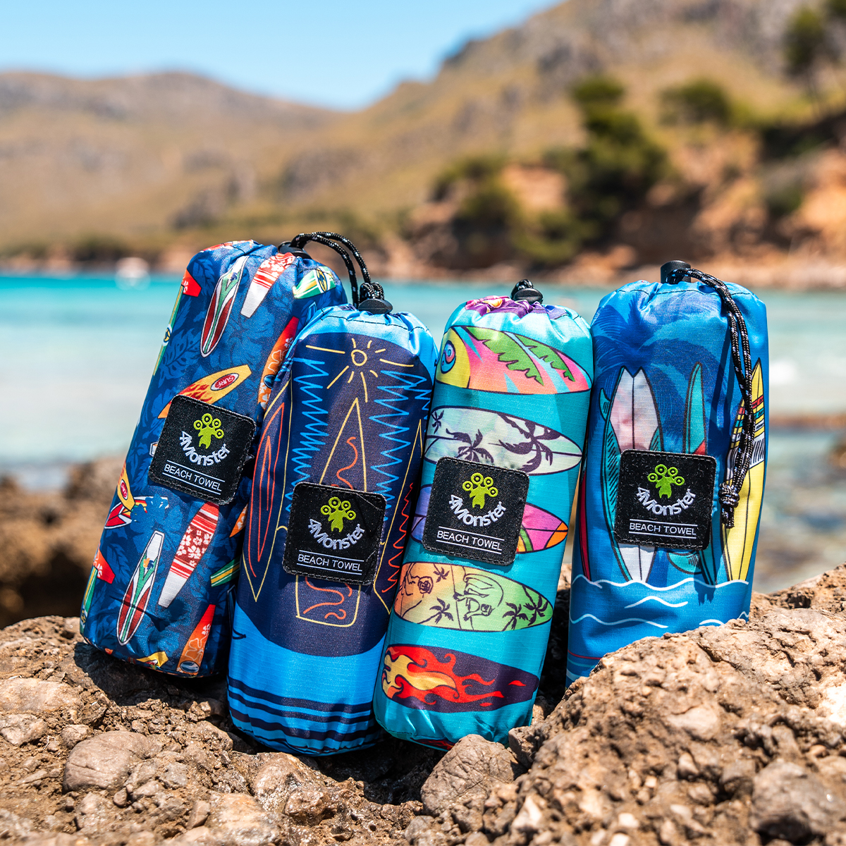 비치타올 파우치 서프 극세사 타월 대형 다용도 수건