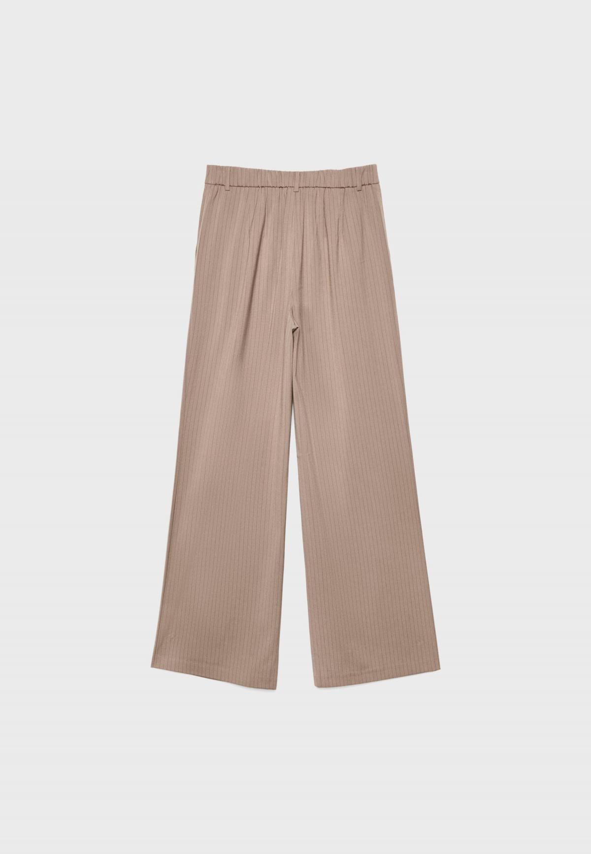 스트라디바리우스 테크니컬 와이드 웨이스트 슬랙스 팬츠 4591/488 BEIGE - 상세 이미지 3