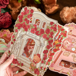 [4종 세트]3D 방꾸미기 스티커 입체 곰돌이상자 실사용 후기 | 효과 있을까? - 상품 이미지 3