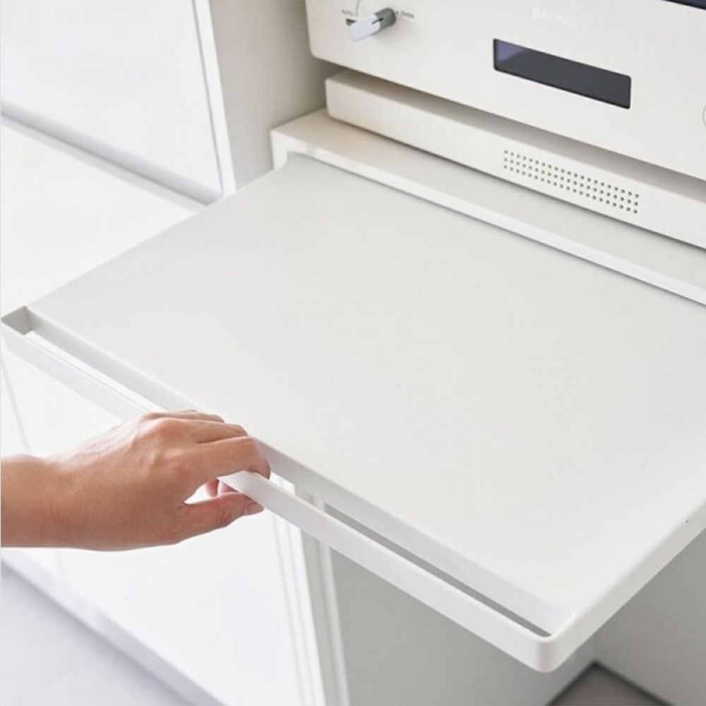 밥통거치대선반 밥솥레일 슬라이딩선반 확장 렌지대