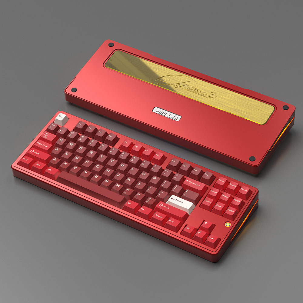 [국내정발] PMO 오로라80 풀알루미늄 레드, SUS + FR4 + 월신축 - 상세 이미지 2