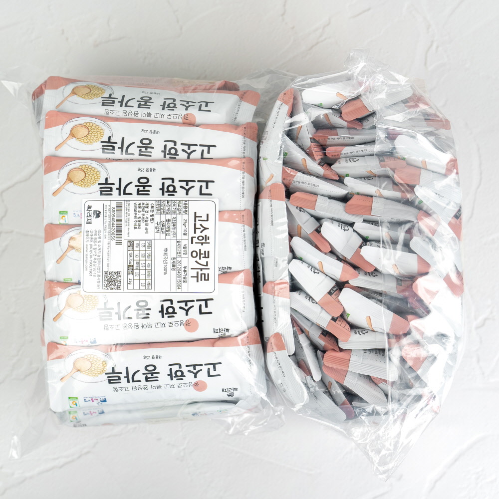 싸리재 볶음 인절미가루 콩물가루 콩국수 팥빙수 국산 볶은 고소한 콩가루 2.5kg, 1개 - 상품 이미지