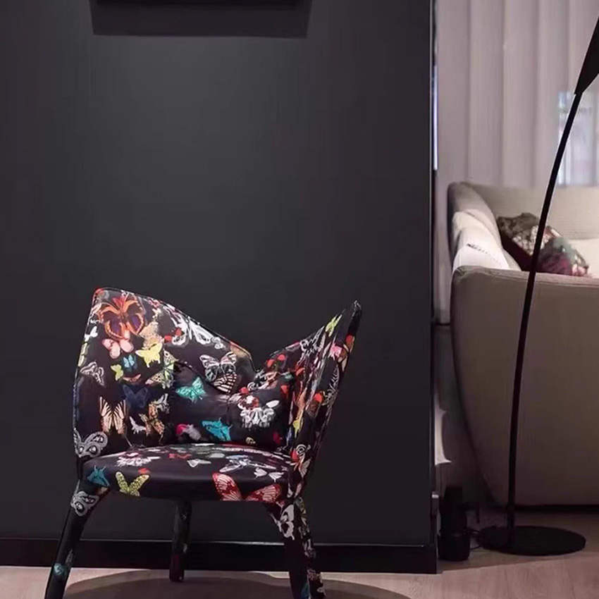 파피용 인테리어 패브릭 나비 라운지 다이닝 체어 Papillon Chair - 상세 이미지 3