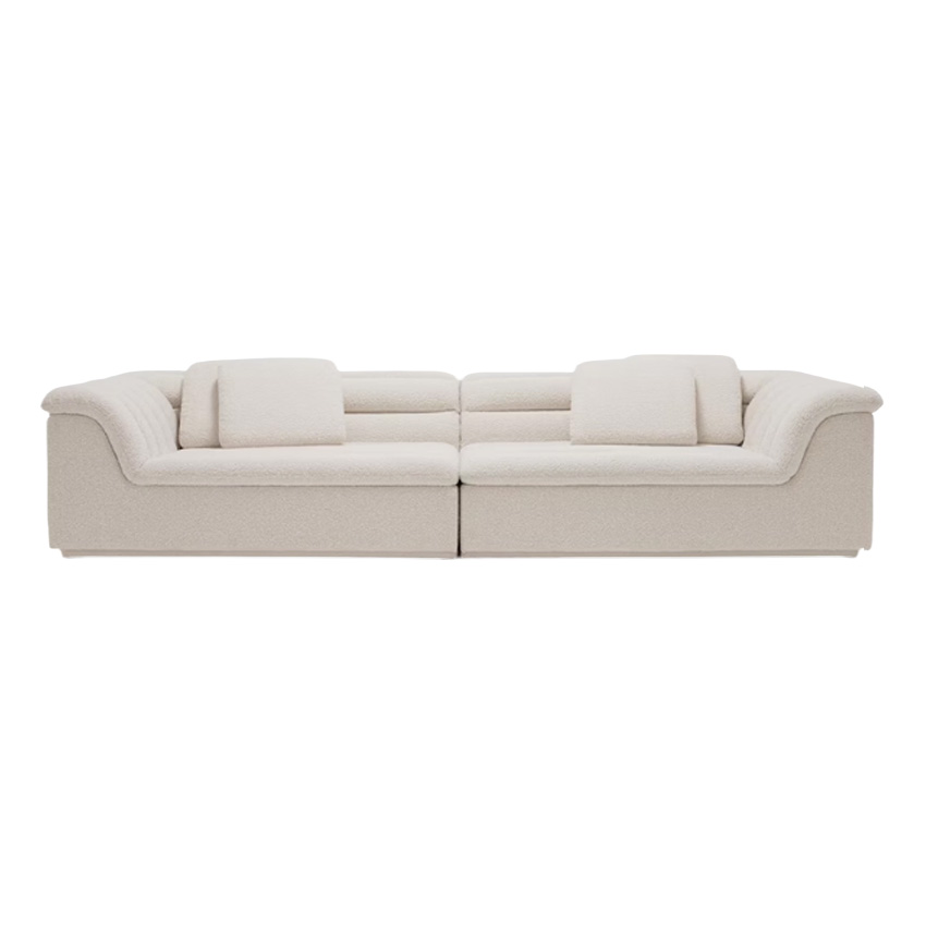 루브르 블랑 패브릭 거실 모듈 소파 Luvre Blanc Sofa - 상세 이미지 3