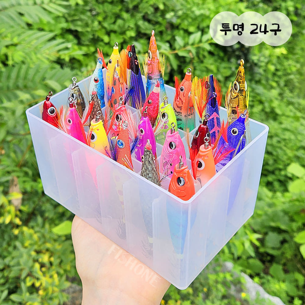 철아낚시가자 기디크래프트 에기트레이 24구 에기꽂이 스토커 기디버디