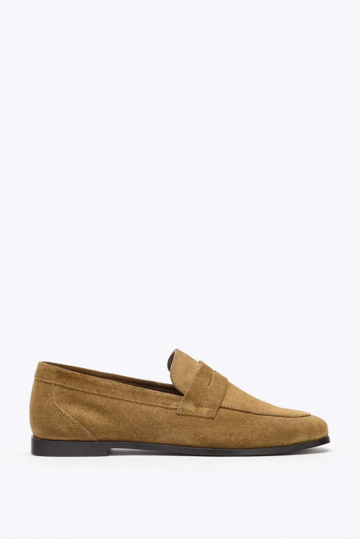 자라 스웨이드 클래식 태슬 플랫 로퍼 2521/610 SAND BROWN - 메인 이미지