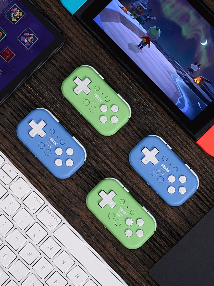 8BitDo Micro 블루투스 게임패드 다기능 컨트롤러 그린 - 상세 이미지 2