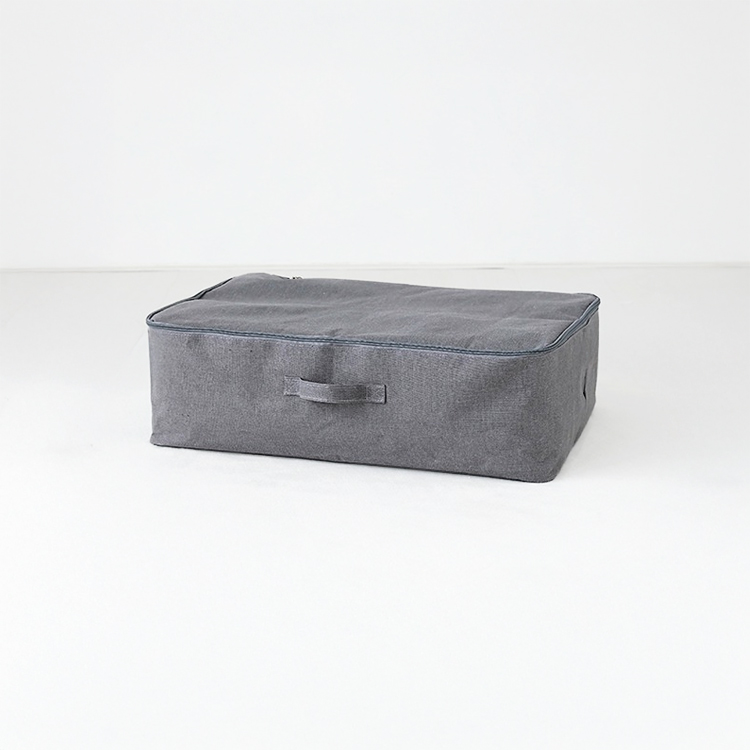 RINEN 패브릭수납함 KS1041STB 590mmx390mmx180mm, 1단, 그레이 4231.9531 - 메인 이미지