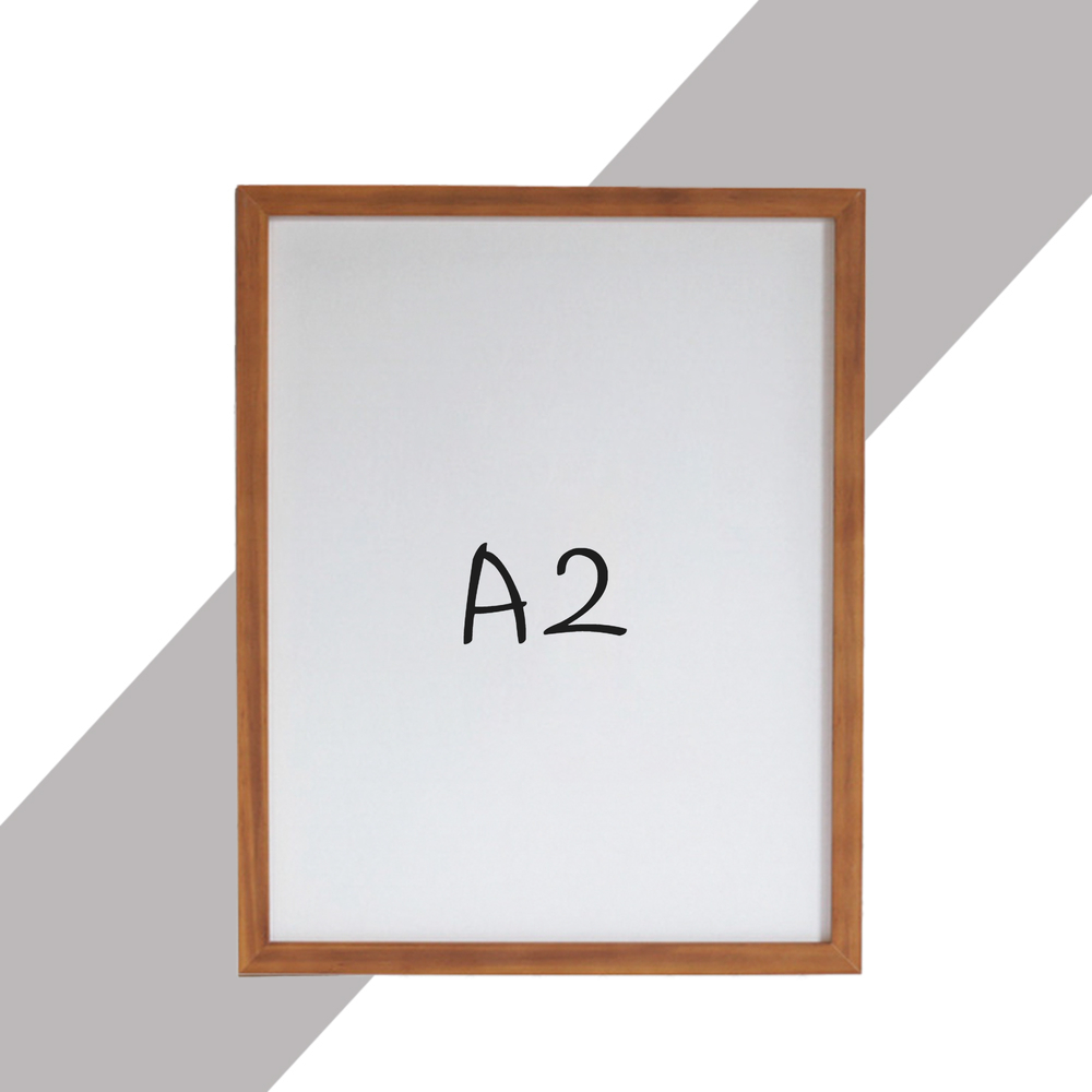 15mm 원목액자 웨딩액자 우드 아크릴 프레임 스튜디오 틀 제작 a2 420x594mm, 진밤 - 메인 이미지