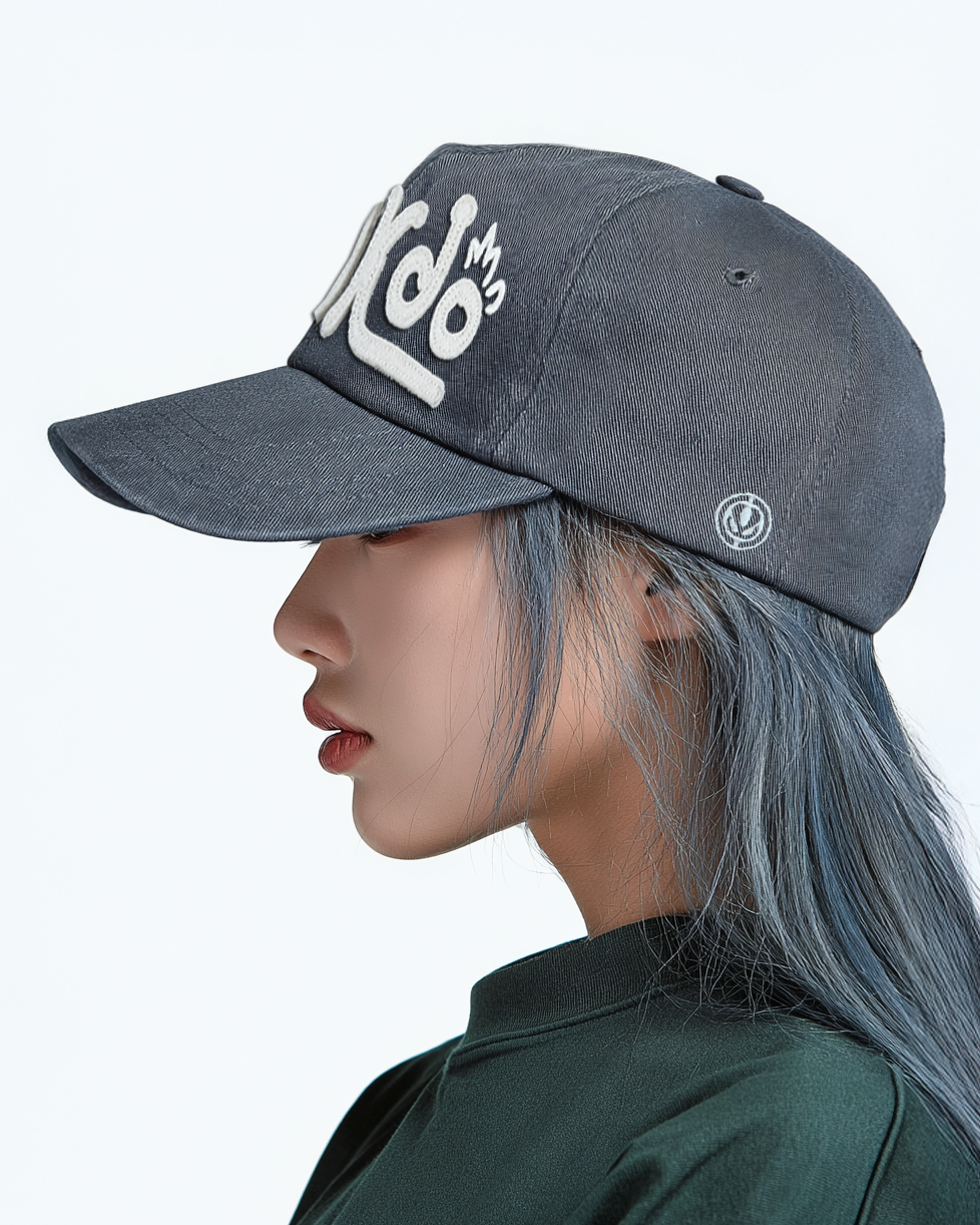 싱클레어 독도 빈티지 펠트 레터링 볼캡 워싱 그레이 스트릿 캐주얼 빅사이즈 남여 야구 모자 스냅백