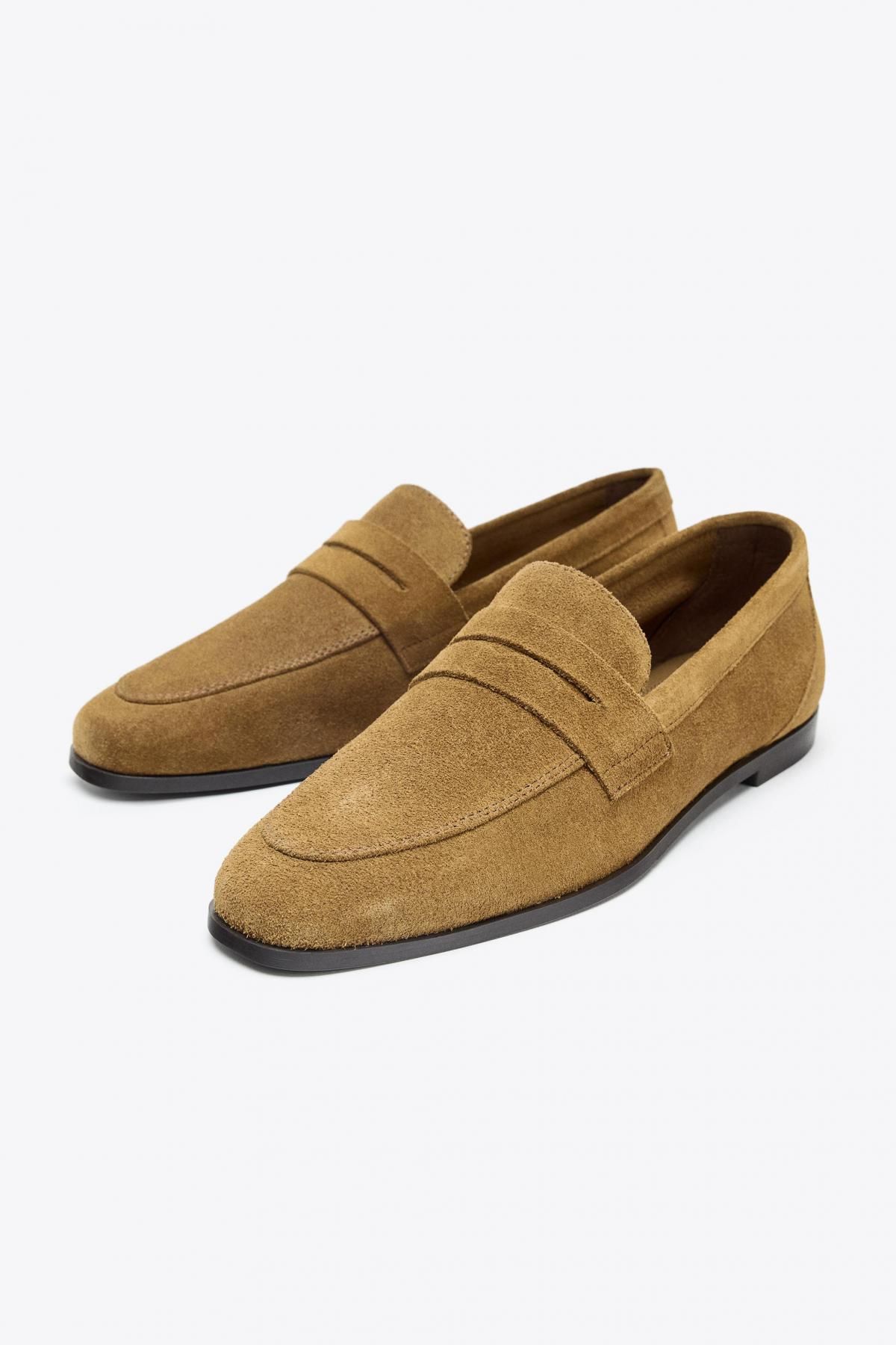 자라 스웨이드 클래식 태슬 플랫 로퍼 2521/610 SAND BROWN - 상세 이미지 2