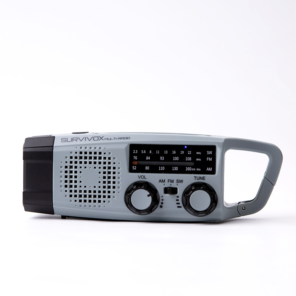 서바이복스 자가발전 크랭크라디오 재난 효도 라디오 휴대용 손전등 사이렌 이미지 4