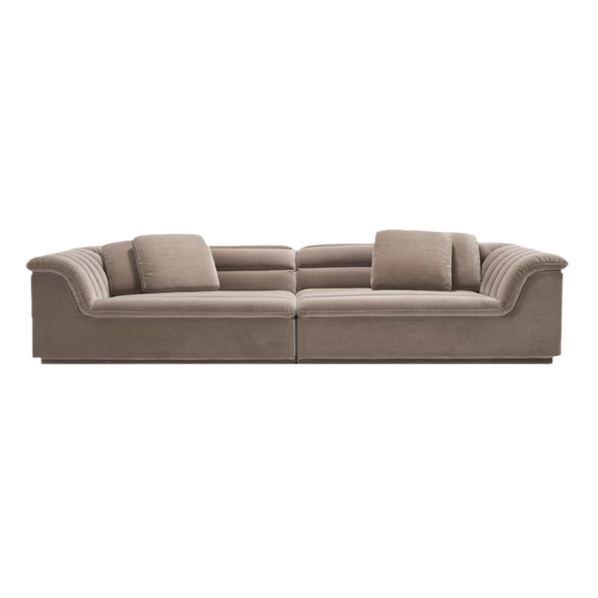 루브르 블랑 패브릭 거실 모듈 소파 Luvre Blanc Sofa - 상세 이미지 2