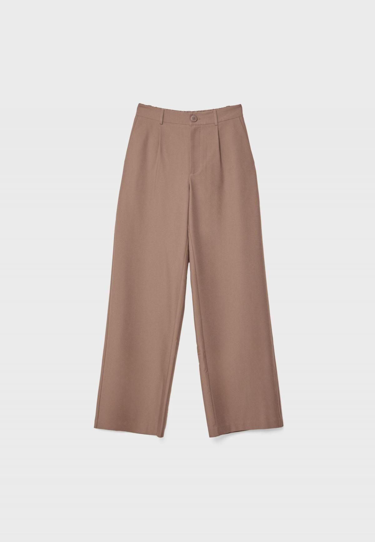 스트라디바리우스 미드라이즈 와이드 슬랙스 팬츠 8253/921 BEIGE - 상세 이미지 2