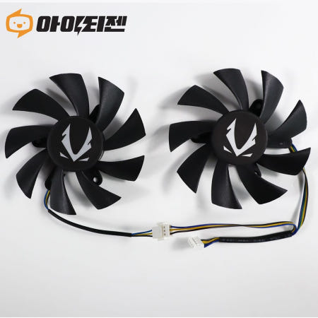 조텍 GTX 1660 1660Ti 1660 SUPER RTX 2060 2070 그래픽카드 팬 수리 교체 쿨러 GA92A2H