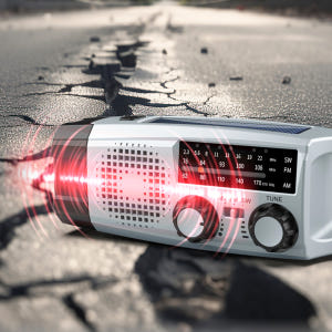 서바이복스 자가발전 크랭크라디오 재난 효도 라디오 휴대용 손전등 사이렌 개봉기 | 실사용 후기 - 상품 이미지 1