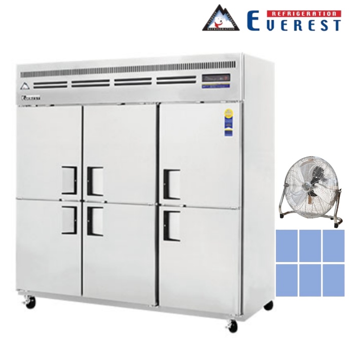 6구 업소용냉동고 1616L 올냉동 대형식당 65박스냉동고