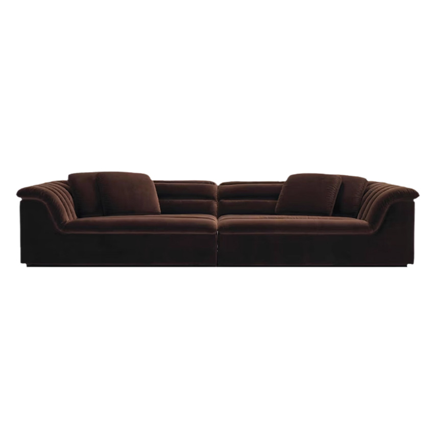 루브르 블랑 패브릭 거실 모듈 소파 Luvre Blanc Sofa