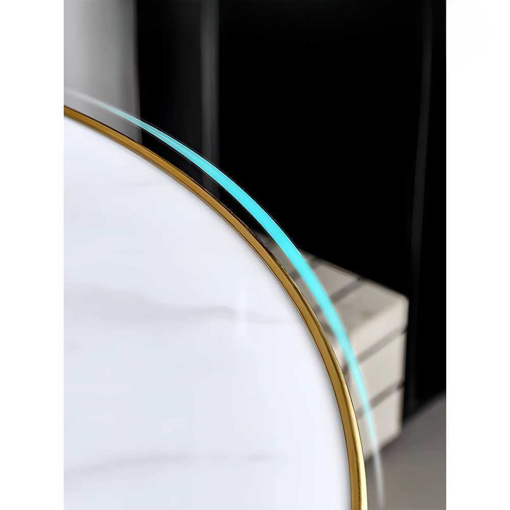 프렌치 감성 티테이블 럭셔리 디자인 원형 테이블 화이트-70cm - 상세 이미지 4