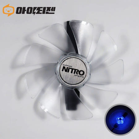 사파이어 RX470 RX480 RX570 RX580 그래픽카드 팬 수리 교체 쿨러 CF1015H12D LED