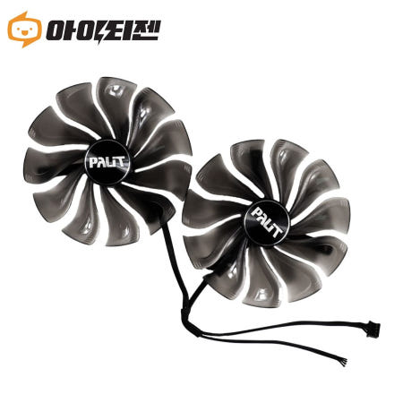 이엠텍 PALiT RTX 2060 2070 2080 Ti SUPER 그래픽카드 팬 수리 교체 쿨러 GAA8S2U