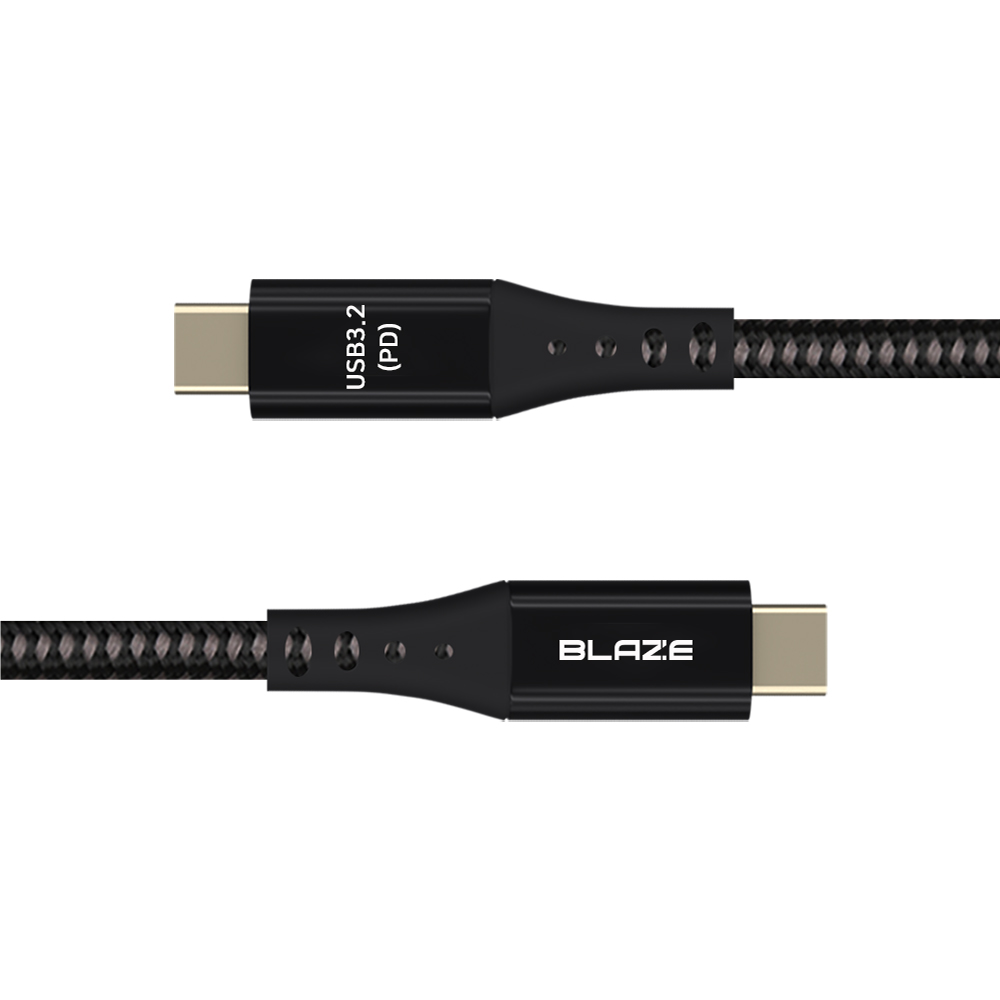 블레이즈 C TO C 케이블 100W USB3.2 GEN2 C타입 초고속 케이블 10기가 2M - 상세 이미지 3