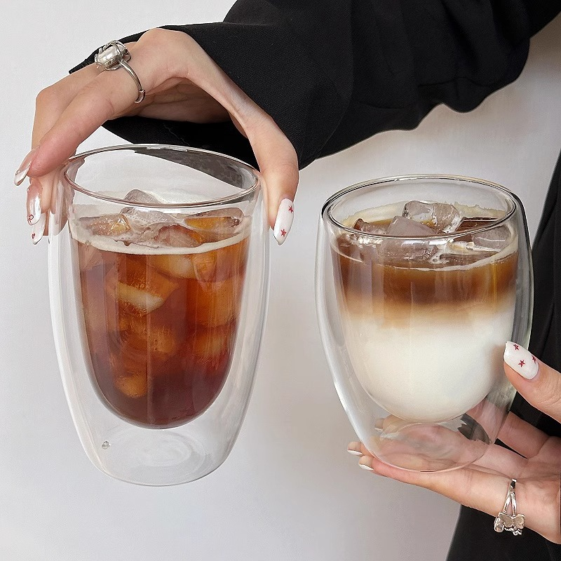 더블월 내열 유리 머그컵 250ml / 350ml / 450ml / 650ml - 상세 이미지 2