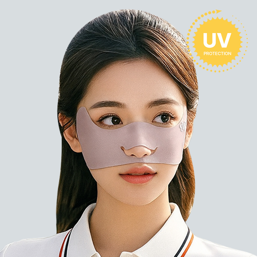 자외선차단 골프 마스크 썬패치 얼굴 햇빛가리개 안면 러닝 스포츠 자전거 등산